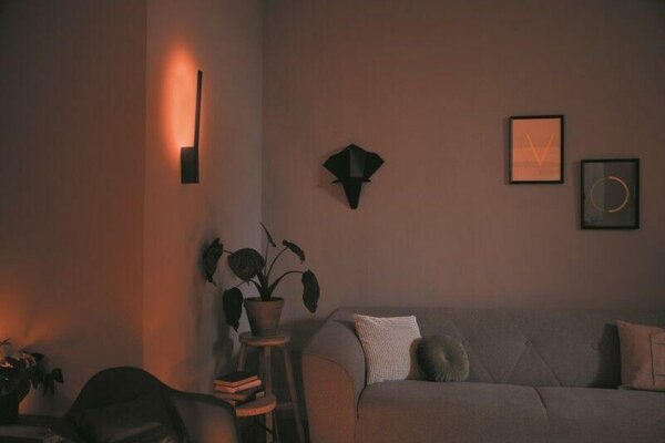 PHILIPS HUE Hue Bluetooth LED White and Color Ambiance Nástěnné svítidlo Philips Liane 8719514343429 černé 2000K-6500K RGB