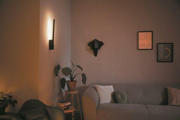 PHILIPS HUE Hue Bluetooth LED White and Color Ambiance Nástěnné svítidlo Philips Liane 8719514343429 černé 2000K-6500K RGB