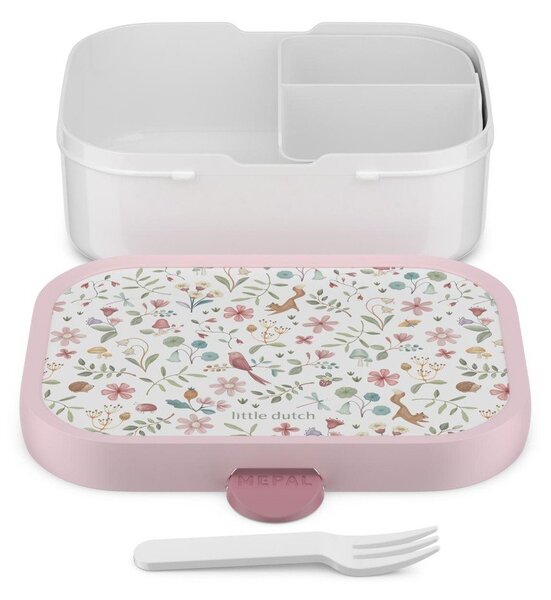 Bílý/růžový plastový dětský svačinový box Fairy Wonders by Little Dutch – Mepal