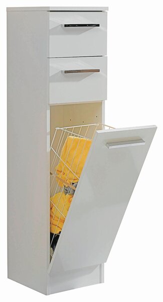 SPODNÍ SKŘÍŇKA, bílá, bílá, 30/119/33 cm Carryhome - Koupelnové série