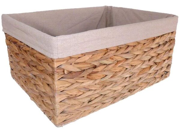 Košíkárna Úložný košík s látkou 32x19 cm