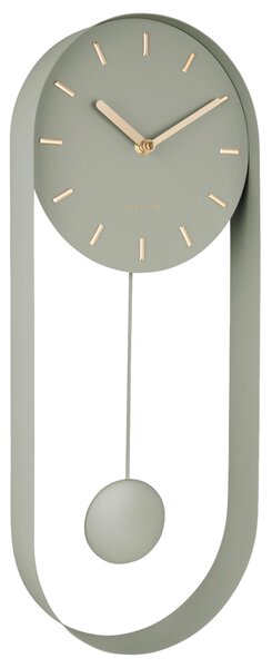 NÁSTĚNNÉ HODINY zelená 20/50/5 cm Karlsson - Nástěnné hodiny, Online Only