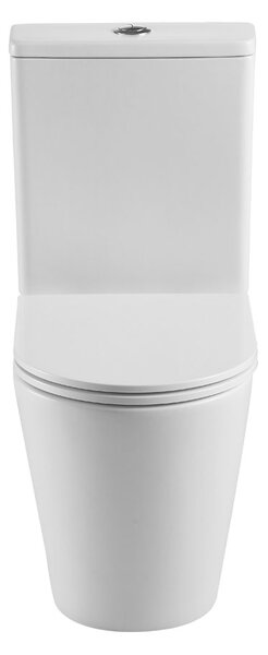 Mereo Mereo, WC kombi vario odpad, kapotované, Smart Flush RIMLESS, 605x380x825mm, keramické vč. sedátka, VSD91T1