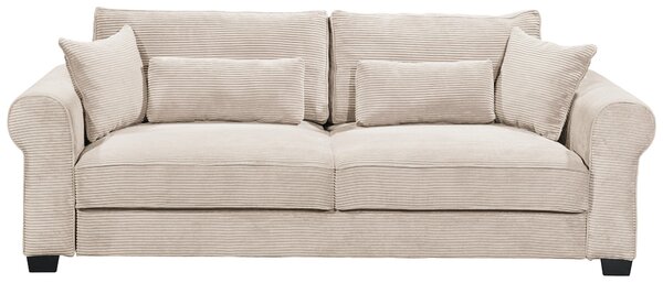 ROZKLÁDACÍ POHOVKA, textil, krémová MID.YOU - Rozkládací pohovky, Online Only