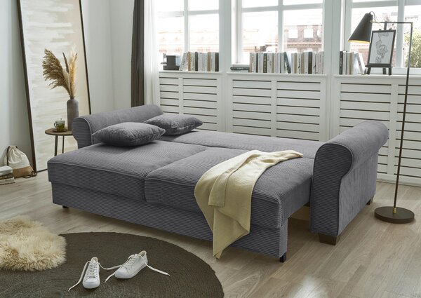 ROZKLÁDACÍ POHOVKA, textil, antracitová MID.YOU - Rozkládací pohovky, Online Only
