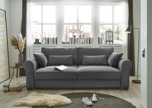 ROZKLÁDACÍ POHOVKA, textil, antracitová MID.YOU - Rozkládací pohovky, Online Only