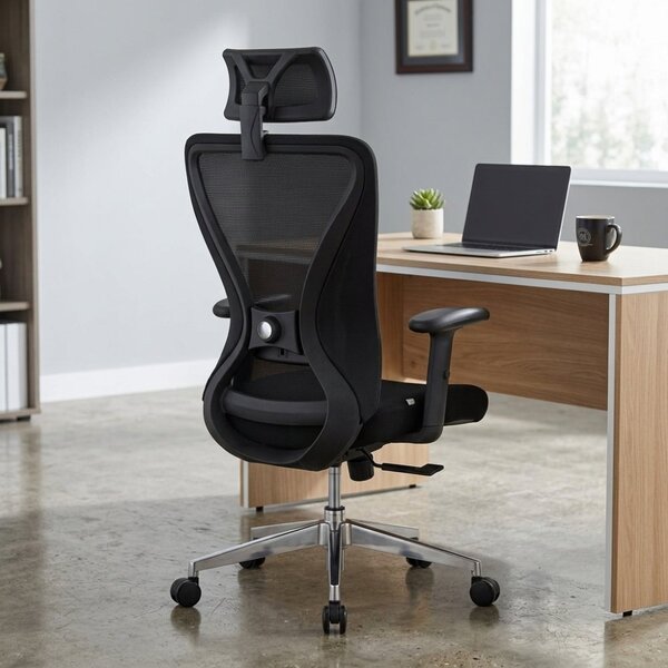 Kancelářská ergonomická židle Neoseat NICOLE — černá, nosnost 150 kg