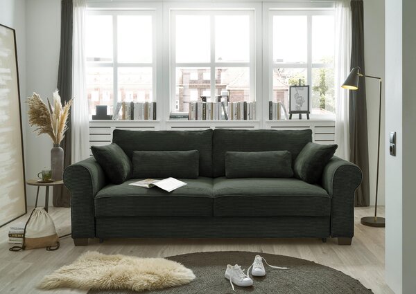 ROZKLÁDACÍ POHOVKA, textil, tmavě zelená MID.YOU - Rozkládací pohovky, Online Only