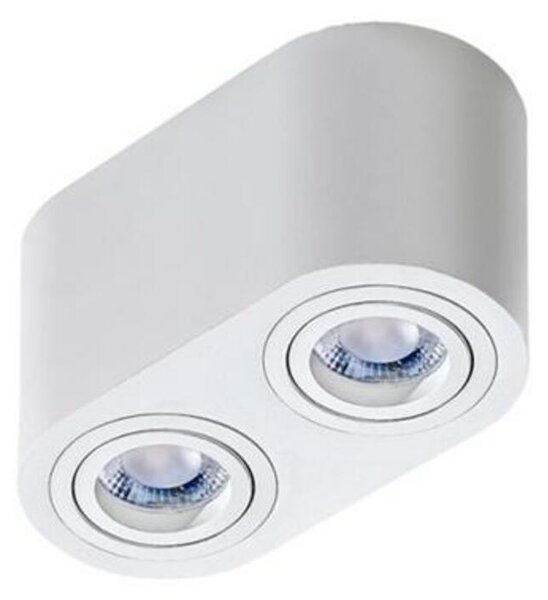 Stropní bodové přisazené svítidlo AZzardo Brant 2 IP44 white AZ2816 GU10 2x50W IP44 18cm bílé