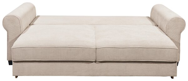 ROZKLÁDACÍ POHOVKA, textil, krémová MID.YOU - Rozkládací pohovky, Online Only