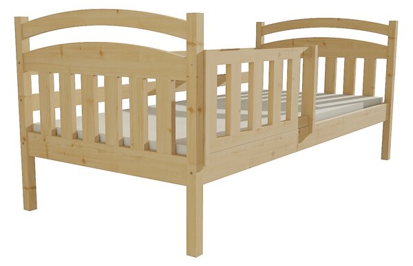 Vomaks unit, s.r.o. Dětská postel DP 001 Povrchová úprava: surové dřevo, Rozměr: 70 x 160 cm