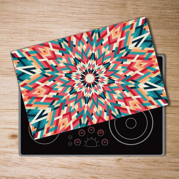 Deska na krájení skleněná Kaleidoskop pl-ko-80x52-f-96923575