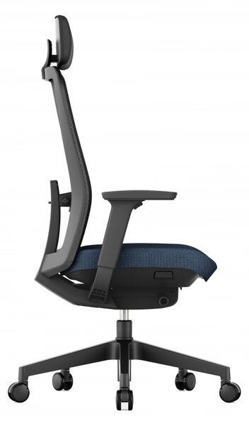Kancelářská ergonomická židle K10 — více barev Černá