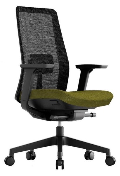 Kancelářská ergonomická židle K10 — více barev Černá