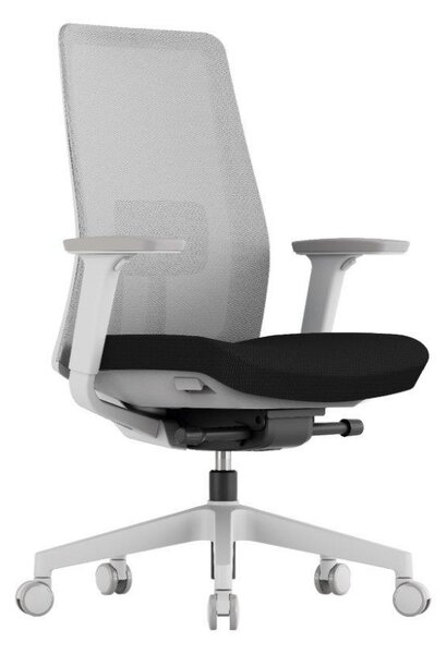 Kancelářská ergonomická židle K10 W — více barev Černá