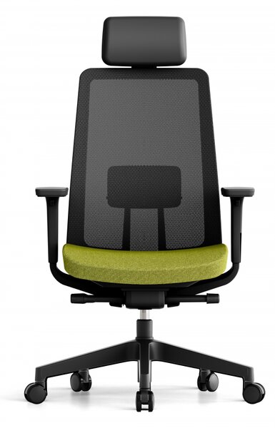 Kancelářská ergonomická židle K10 — více barev Černá