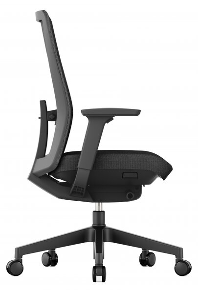 Kancelářská ergonomická židle K10 — více barev Černá