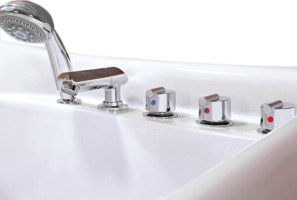 BPS-koupelny Hydromasážní vana HYD-RA634 168x85 bez ohřevu vody
