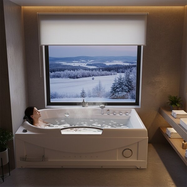 BPS-koupelny Hydromasážní vana HYD-RA634 168x85 bez ohřevu vody