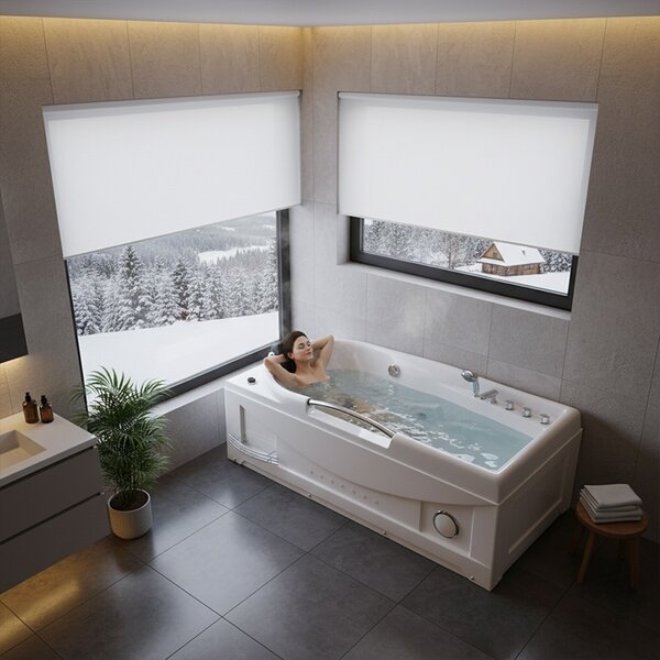BPS-koupelny Hydromasážní vana HYD-RA634 168x85 bez ohřevu vody