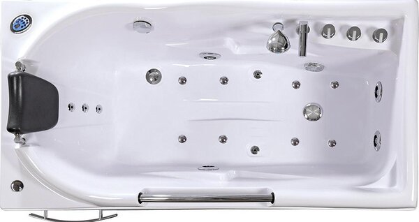 BPS-koupelny Hydromasážní vana HYD-RA634 168x85 bez ohřevu vody