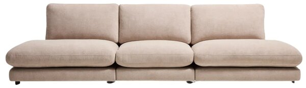 Kave Home Béžová čtyřmístná bouclé pohovka Gala 330 cm