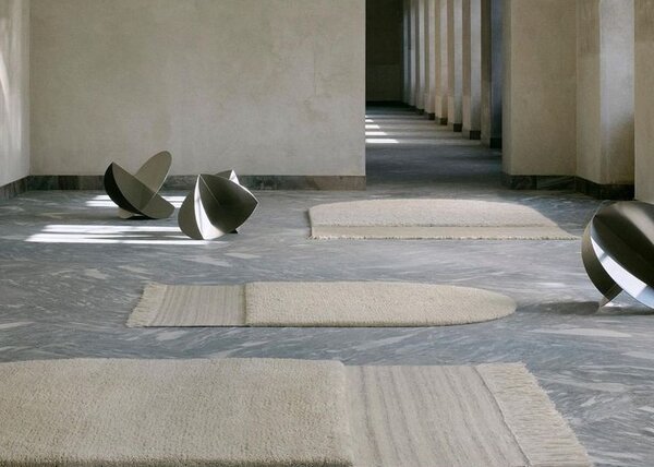 Linie Design Vlněný koberec Eternal Eye Natural, přírodní Rozměr: 140x200 cm
