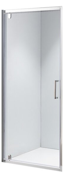 BPS-koupelny Sprchové dveře HYD-ZOCR 80 chrom/transparent pro instalaci do niky - bez vaničky