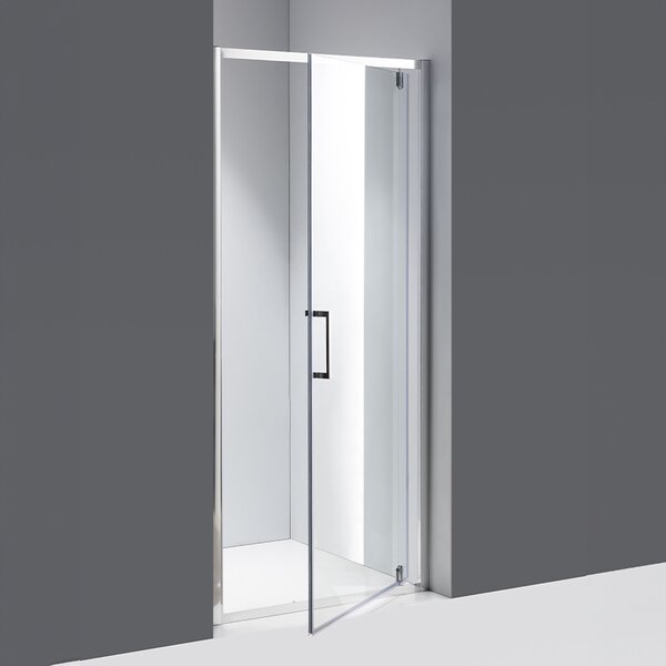 BPS-koupelny Sprchové dveře HYD-ZOCR 80 chrom/transparent pro instalaci do niky - bez vaničky
