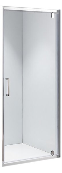 BPS-koupelny Sprchové dveře HYD-ZOCR 80 chrom/transparent pro instalaci do niky - bez vaničky