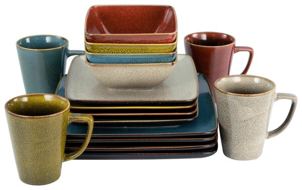 KOMBINOVANÁ SOUPRAVA, 16dílné, kamenina Creatable - Online Only nádobí, Online Only