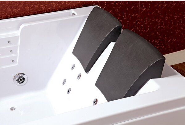 BPS-koupelny Hydromasážní vana HYD-FE606AH-P 180x120 PRAVÁ s ohřevem vody