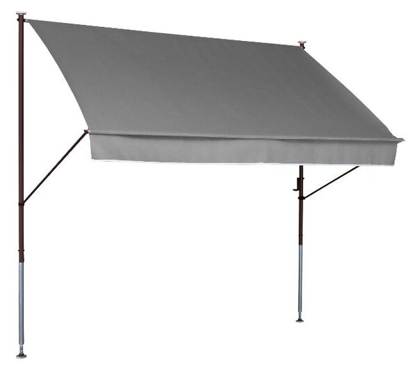 Upínací markýza Angerer (světle šedá, šířka 250 cm) (100274400057)