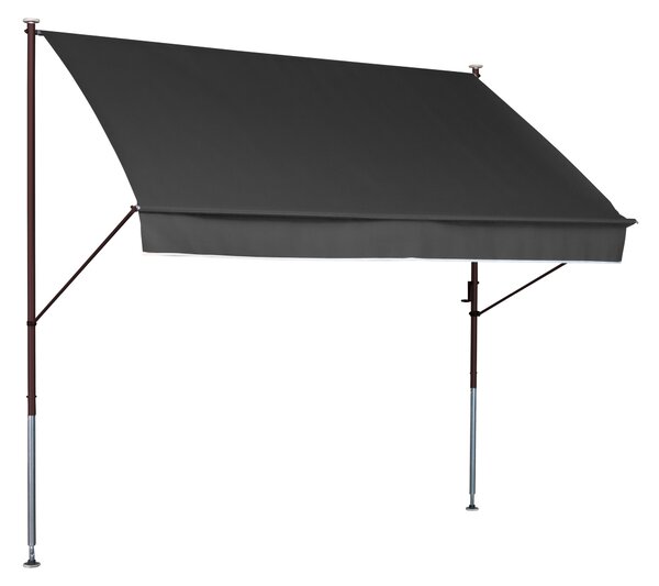 Upínací markýza Angerer (tmavě šedá, 150 cm) (100274400067)