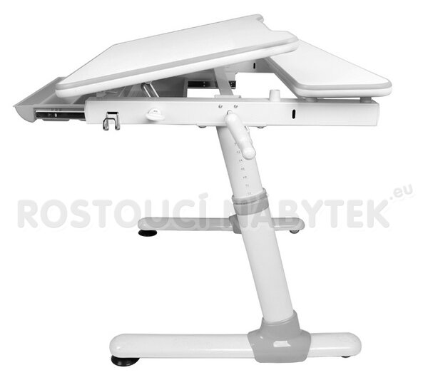 Dětský rostoucí psací stůl ELZA bílo-šedý