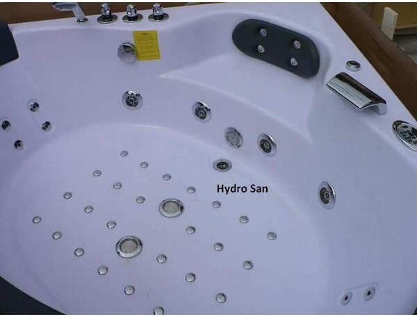 BPS-koupelny Hydromasážní vana HYD-TI604 152x152 bez ohřevu vody