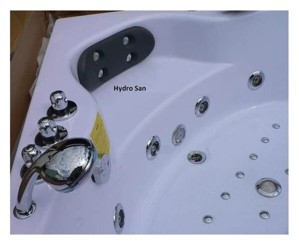 BPS-koupelny Hydromasážní vana HYD-TI604 152x152 bez ohřevu vody