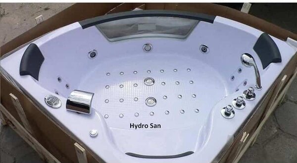 BPS-koupelny Hydromasážní vana HYD-TI604 152x152 bez ohřevu vody