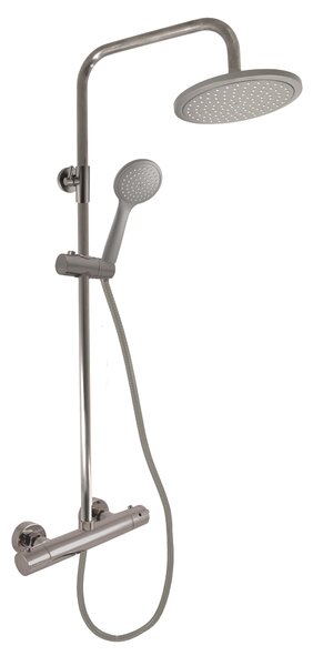 Slezák - RAV Sprchový komplet s termostatickou baterií TERMOSTATICKÁ - TRM82.5/5-43MGK, Metal Grey kartáčovaná