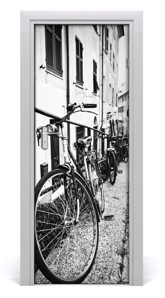 Fototapeta samolepící na dveře Městská kola 75x205 cm