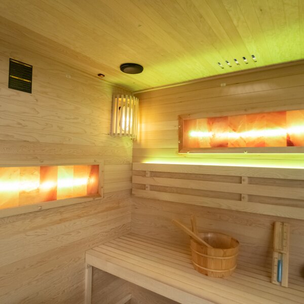BPS-koupelny Finská sauna Relax HYD-6195 180x160, 4-5 osob