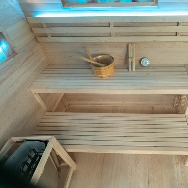 BPS-koupelny Finská sauna Relax HYD-6195 180x160, 4-5 osob