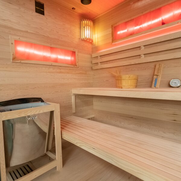 BPS-koupelny Finská sauna Relax HYD-6195 180x160, 4-5 osob