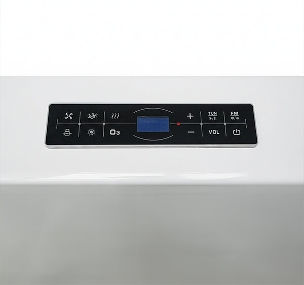 BPS-koupelny Hydromasážní vana HYD-IM610H 180×120 s ohřevem vody