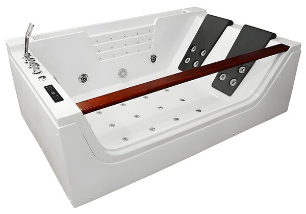 BPS-koupelny Hydromasážní vana HYD-IM610H 180×120 s ohřevem vody