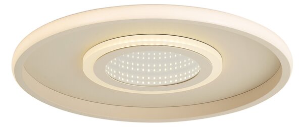 Moderní stropní svítidlo bílé vč. LED 3-stupňový vypínač - Frini