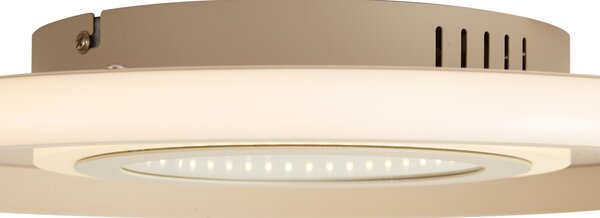 Moderní stropní svítidlo bílé vč. LED 3-stupňový vypínač - Frini