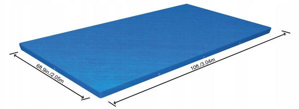 Bestway krycí plachta na bazén s konstrukcí 3 x 2,01 x 0,66 m 58106
