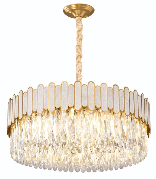 Toolight Závěsné stropní osvětlení APP1747-8CP 60 cm zlaté