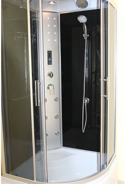 BPS-koupelny Hydromasážní box HYD-Nuoto 90 SA, 90x90 se saunou